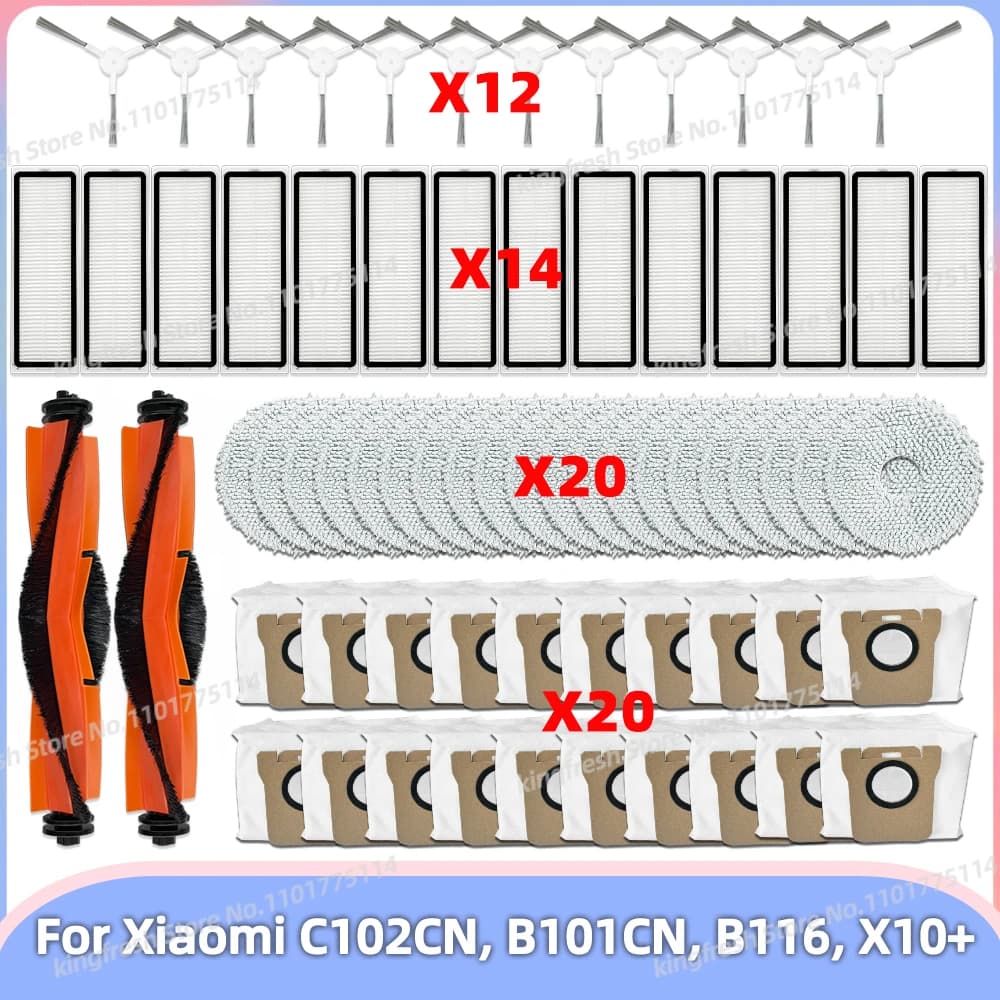 Compatible avec Pièces pour Xiaomi Mijia Omni 2 C102CN, B101CN, B116, BB116CN, X10+, X20+ Plus: Roul