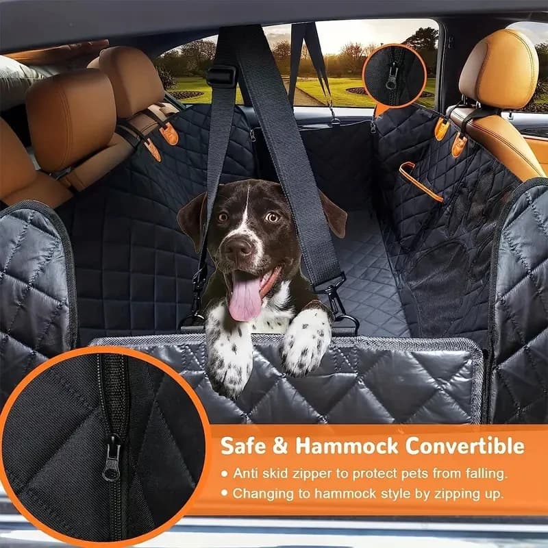 Housse de siège universelle pour siège arrière de voiture, hamac de voiture pour chien 100% étanche 