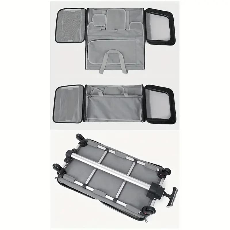 Valise de chariot portative Extra Large pour animaux de compagnie, boîtier de chariot détachable pou