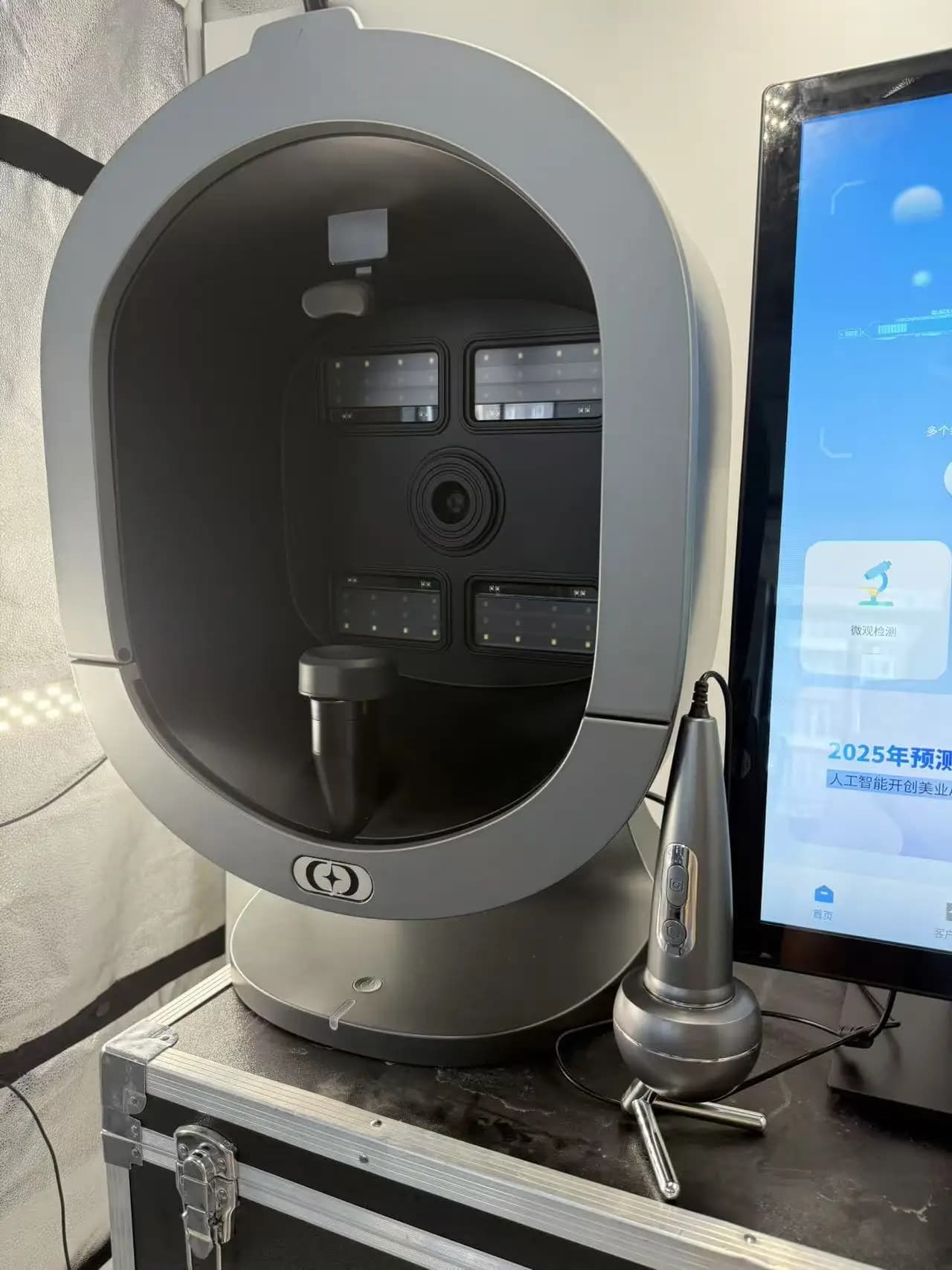 Appareil de scanner 3D IA portable avec caméra pour analyse faciale et cutanée, analyseur de peau Fa