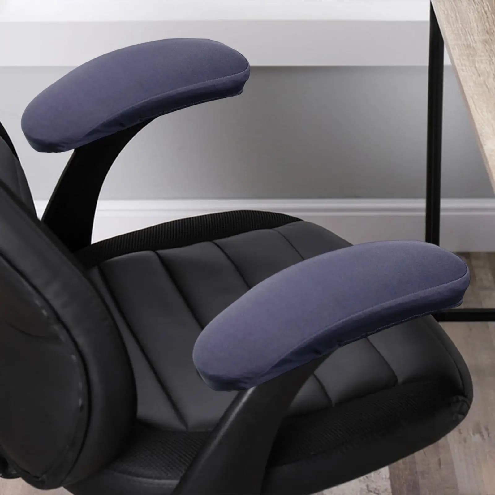 2 housses de protection amovibles pour accoudoirs de chaise de bureau, coussinets de protection lava