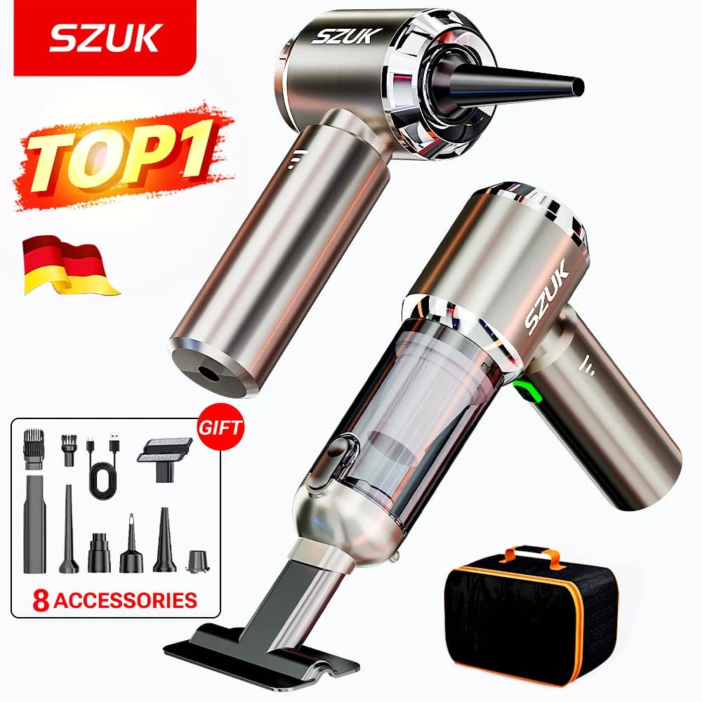 SZUK mini aspirateur le plus vendu, 2026 nouveau aspirateur sans fil  , 985000Pa aspirateur pour voi