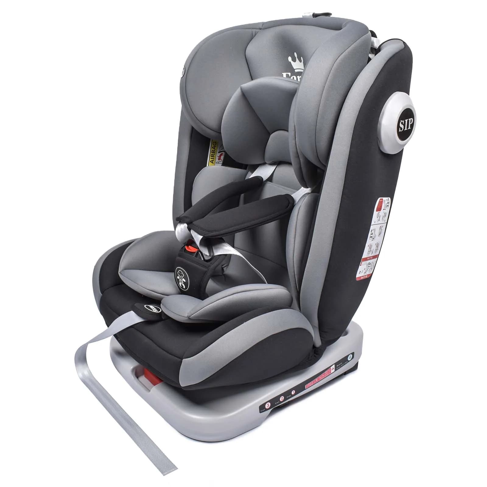 AP01 KL005 Siège enfant 360 °   Siège auto bébé rotatif ISOFIX, ECE R44/04,9-36 kg/0-12 ans, ceintur