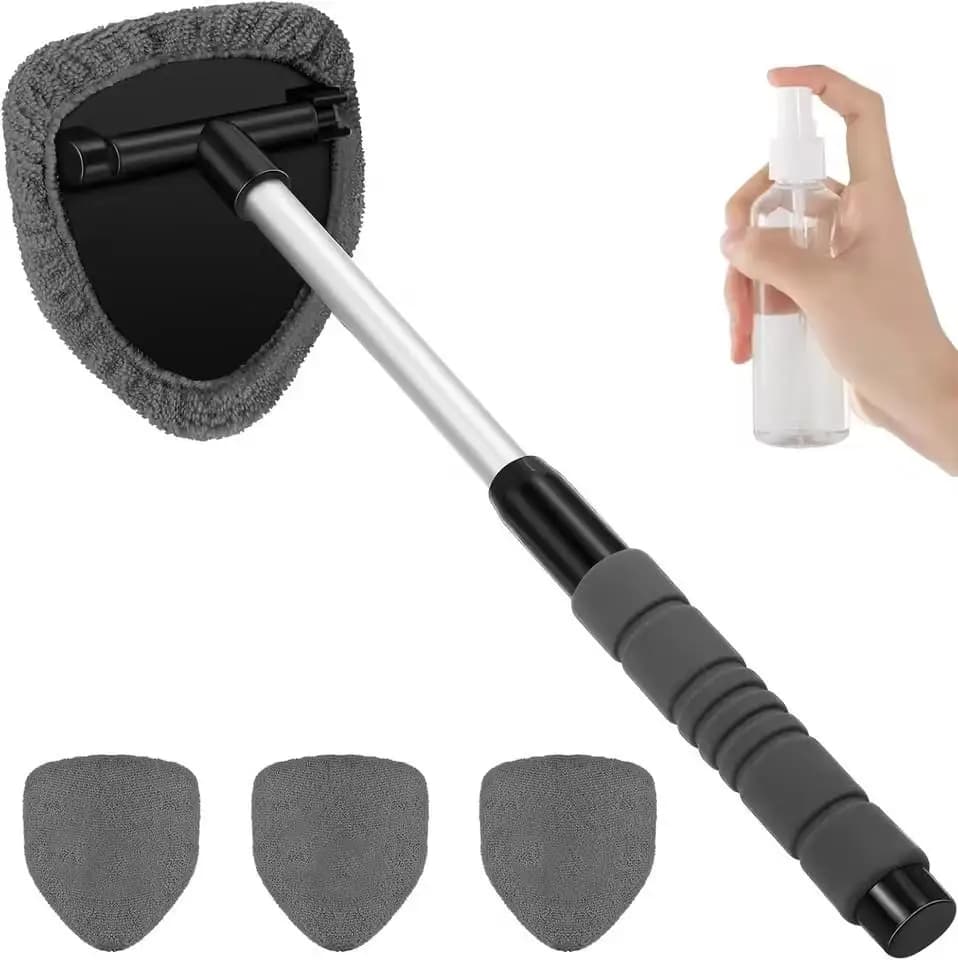 Vadrouille de nettoyage de vitres de voiture, outil de nettoyage de brouillard de pare-brise, chiffo