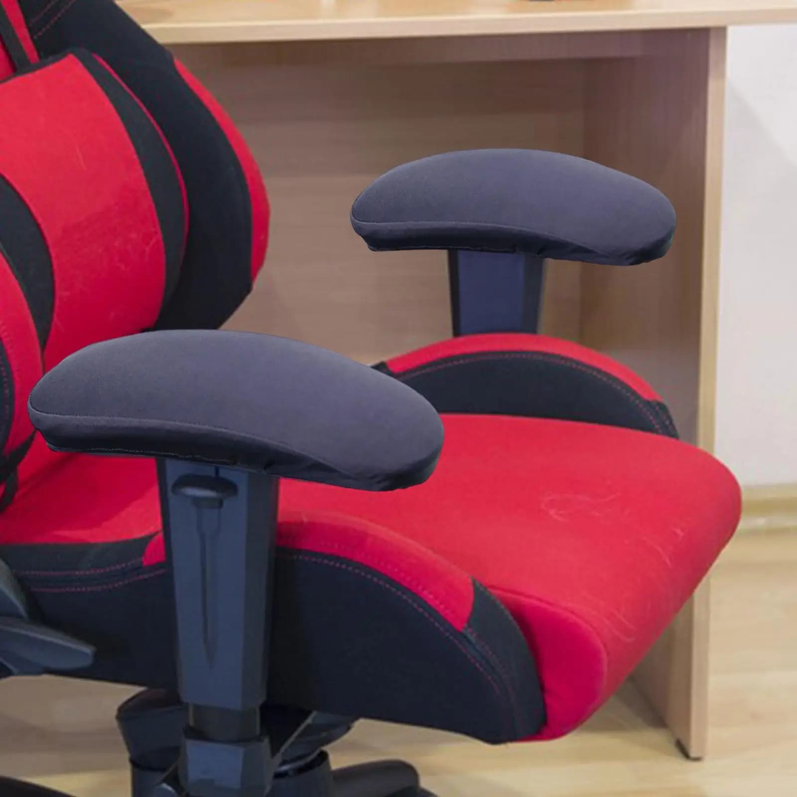 2 housses de protection amovibles pour accoudoirs de chaise de bureau, coussinets de protection lava
