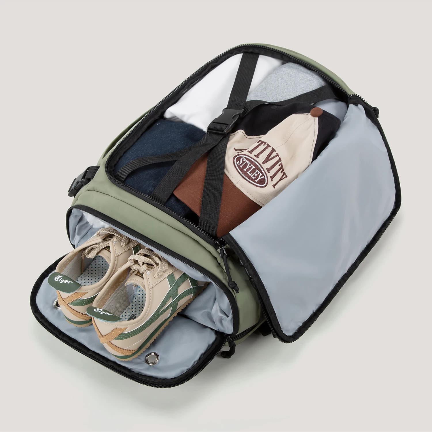 BAGSMART sac à dos de voyage week-end randonnée sac à dos pour ordinateur portable avec poche à chau