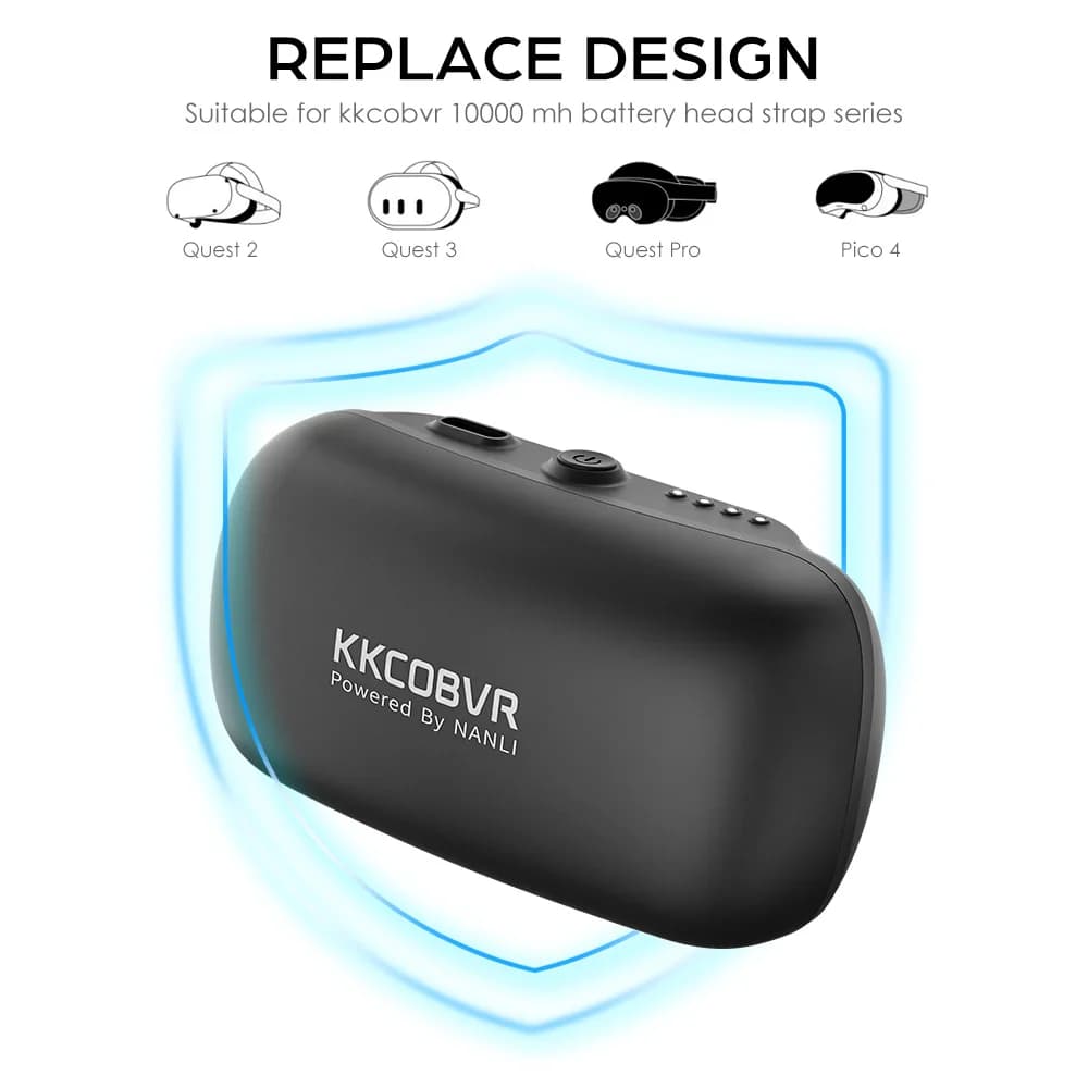 KKCOBVR P2 édition de mise à niveau de puissance de batterie noire, peut être utilisée pour KKCOBVR 