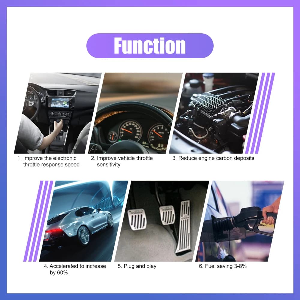 Contrôleur électronique de l'accélérateur de course pour voiture, booster puissant, accessoire de pi