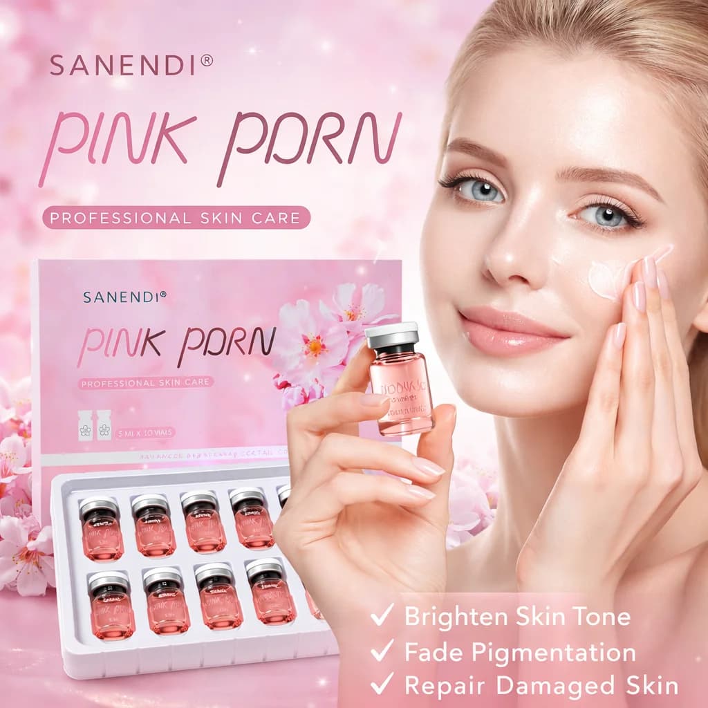 Sérum PDRN rose Sanendi, cocktail pour le soin du visage, essence liquide, solution hydratante et li