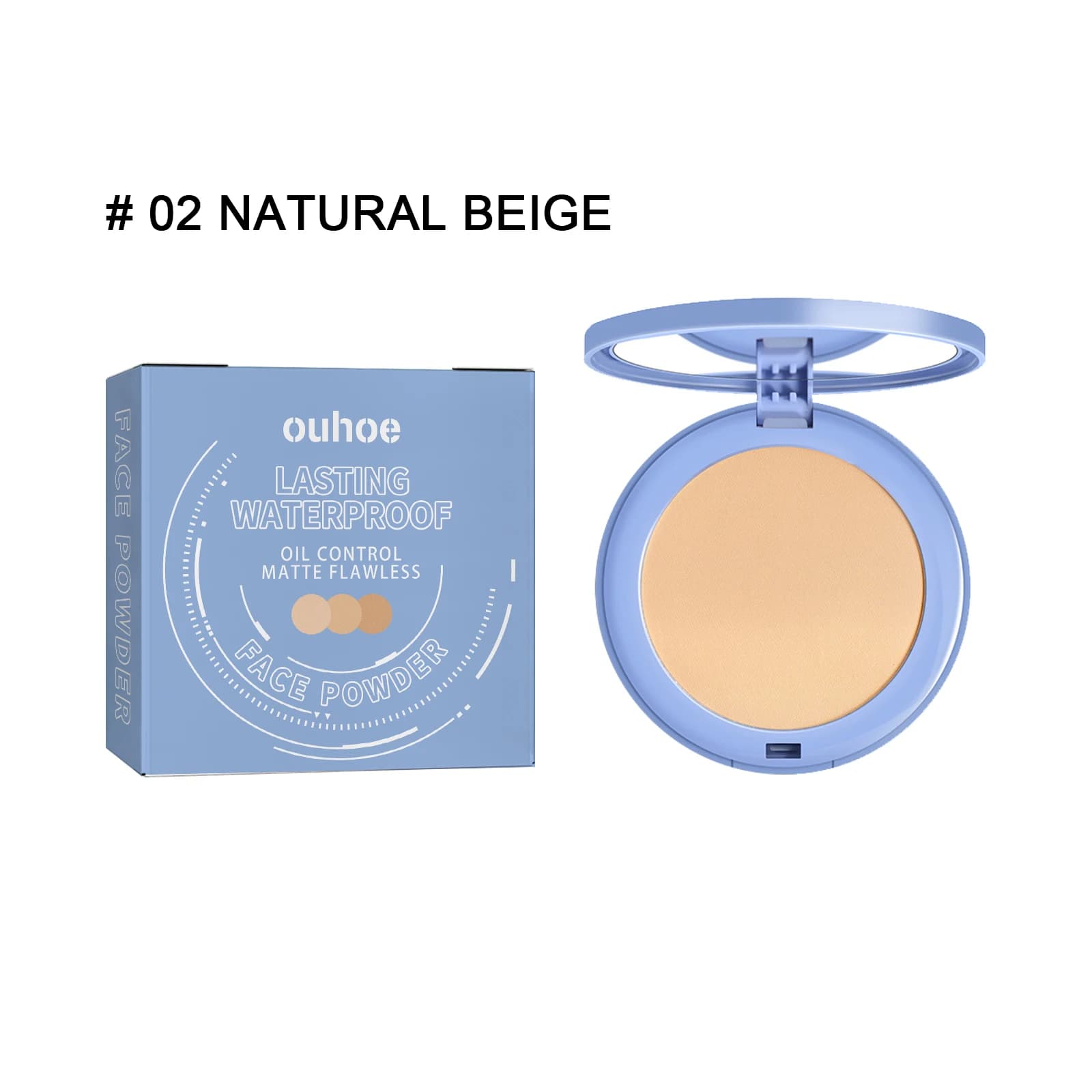 Poudre libre pour le visage, Spray fixateur de sable mouvant, fond de teint rafraîchissant, mat, con