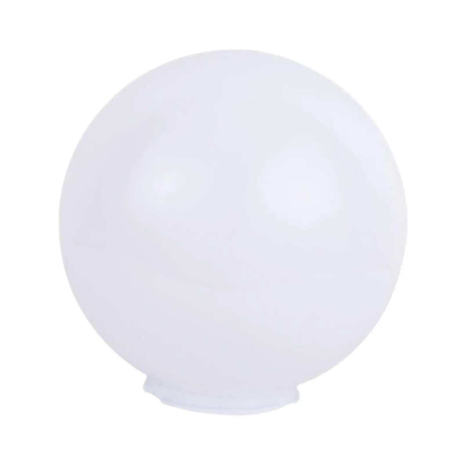 Abat-jour sphérique extérieur blanc pour lampadaires et luminaires muraux, étanche et anti-poussière