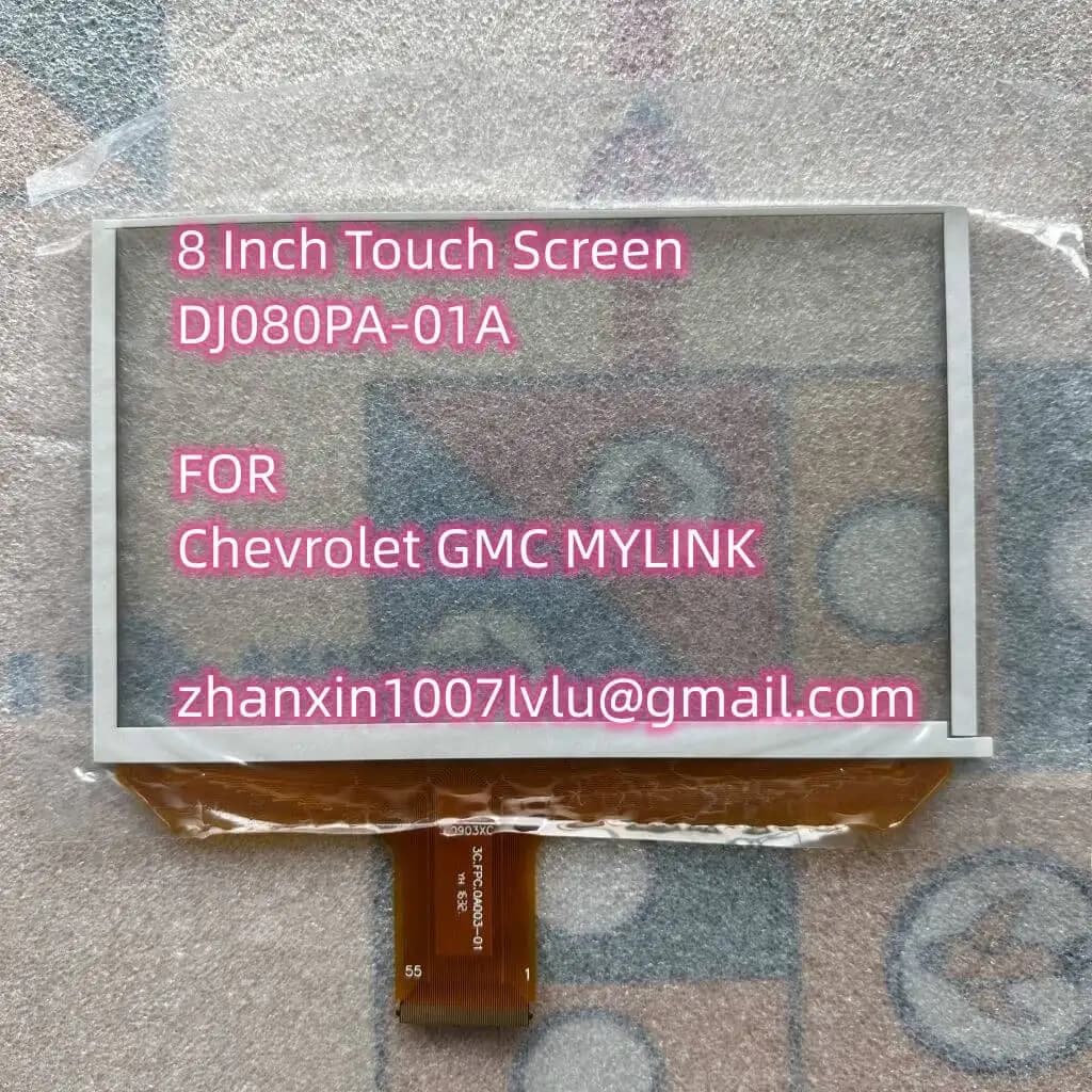 Nouveau 8 pouces 55 broches 60903XC écran tactile DJ080PA-01A pour Chevrolet GMC MYLINK voiture CD A