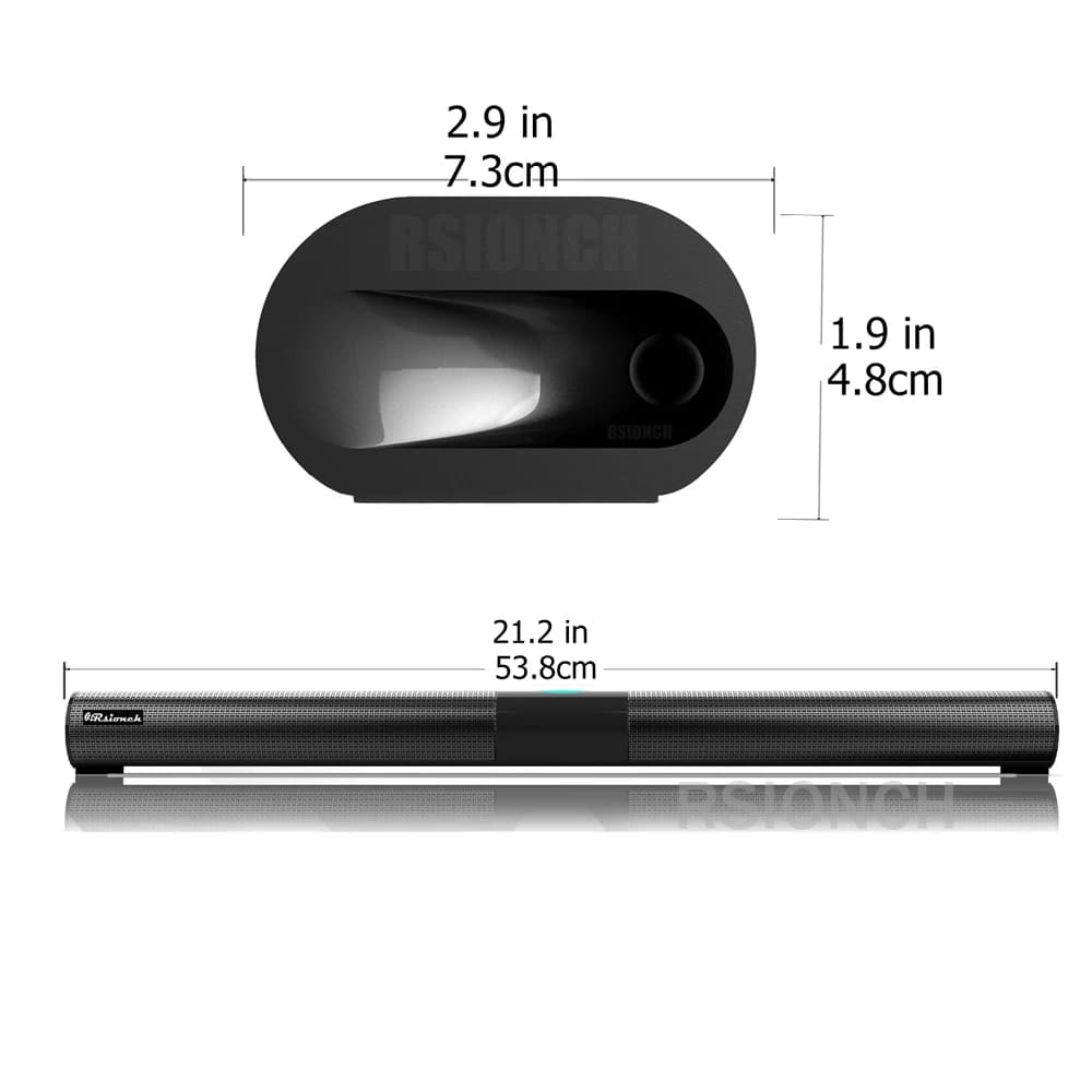 Rsionch colonne Soundbox haut-parleur Bluetooth Portable sans fil TV barre de son Radio FM haut-parl