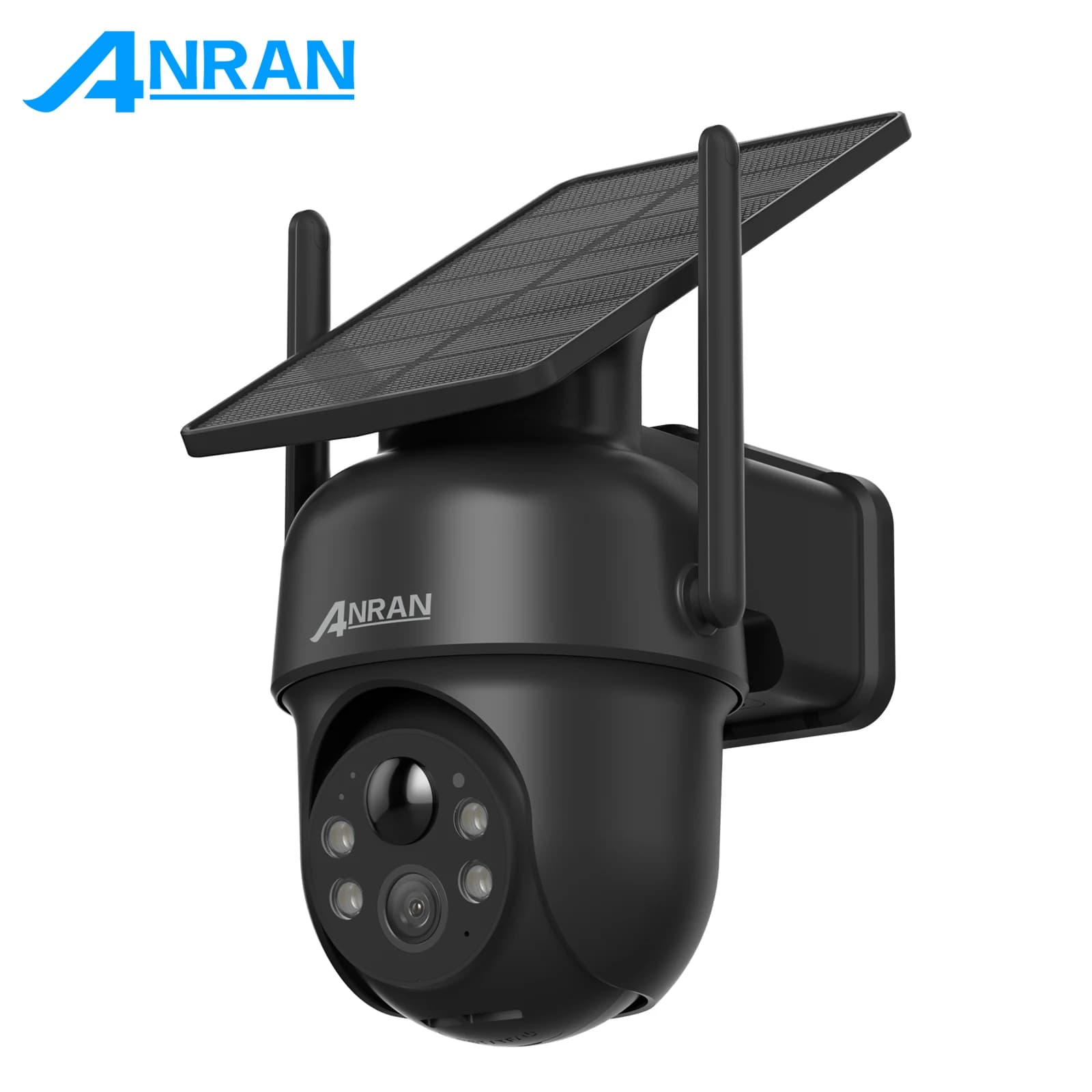 ANRAN 5MP caméra de Surveillance solaire Wifi caméra de sécurité extérieure sans fil Flash projecteu
