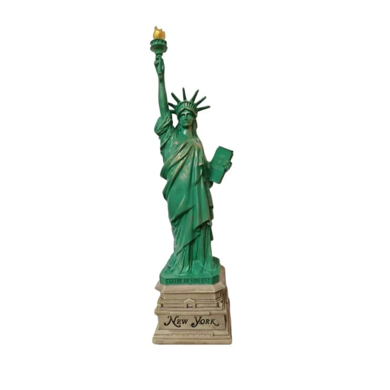 Statue de la Liberté en résine, accessoires de bureau, objets de collection, souvenirs de voyage, dé