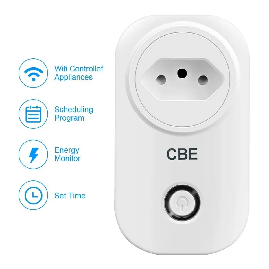 Prise intelligente WiFi multiprise avec 4 prises 4 ports USB Compatible avec alexa google home maiso