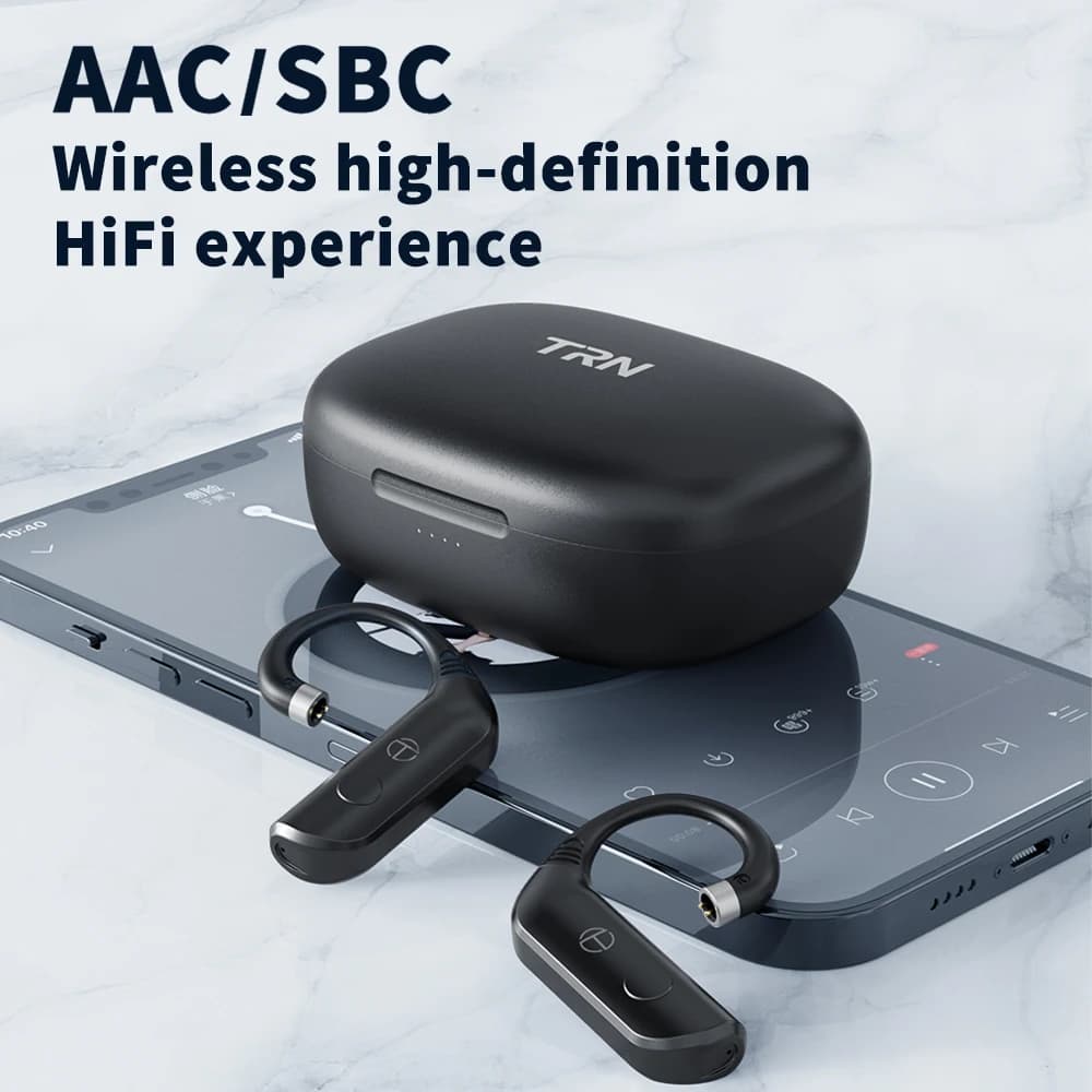 TRN BT20 Pro True Wireless Bluetooth 5.3 Module d'écouteurs HiFi écouteur câble de mise à niveau/con