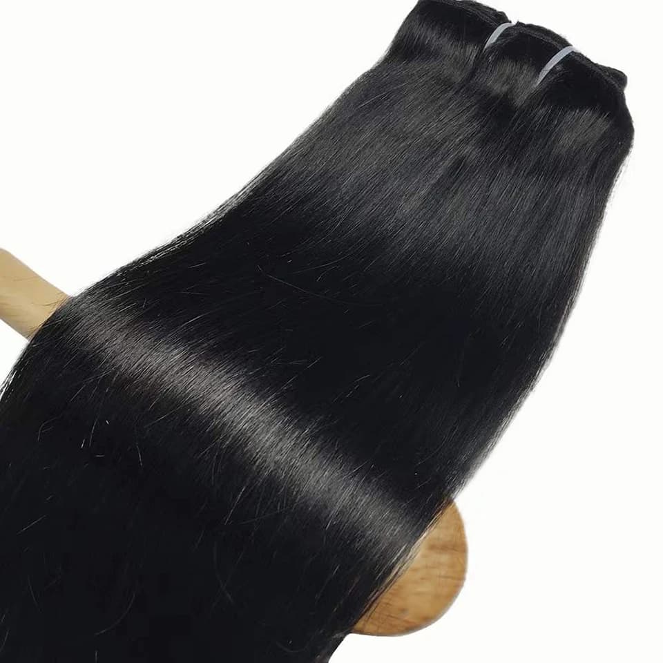 Clip droit dans l'extension de cheveux cheveux humains 120 g/ensemble pince droite dans l'extension 