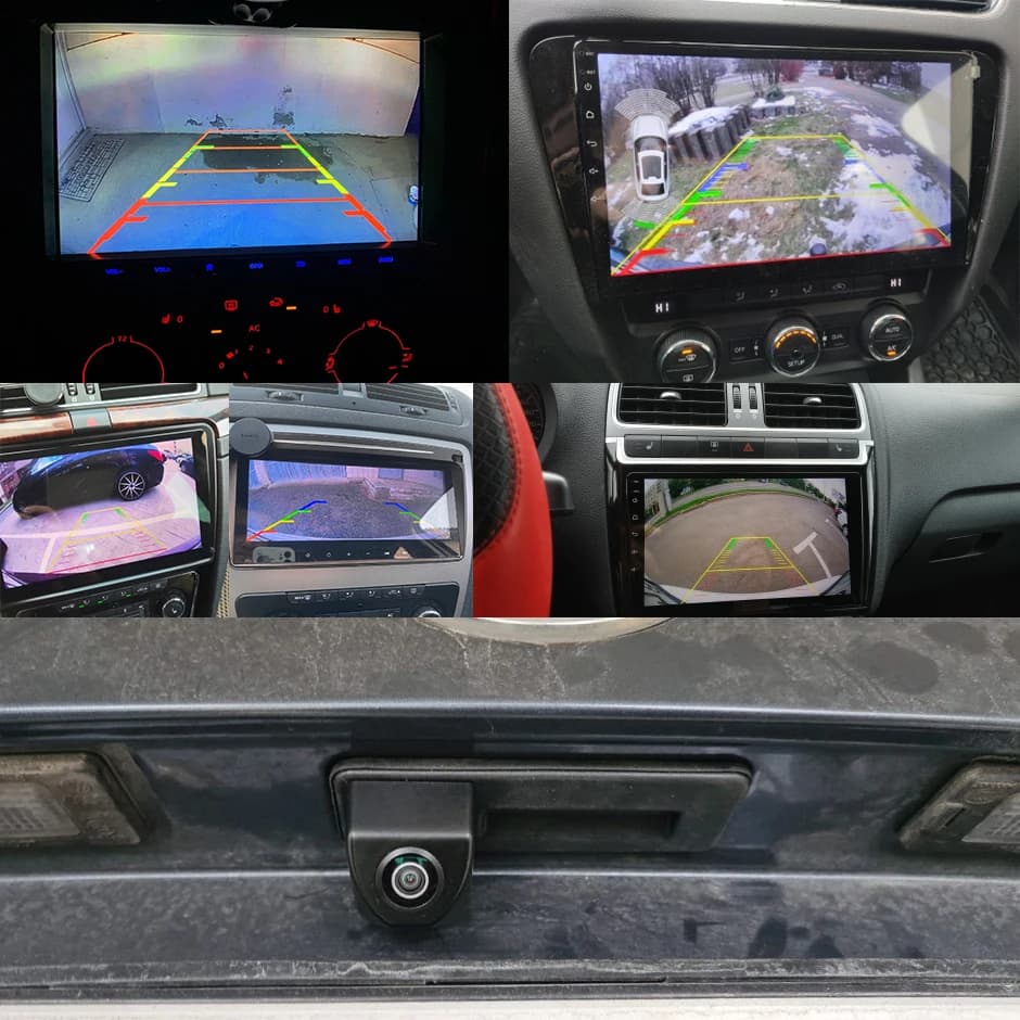 GreenYi 170 °   Caméra de recul pour véhicule, 1080P, pour VW Skoda Octavia A5 A7 3 superbe Rapid Ye