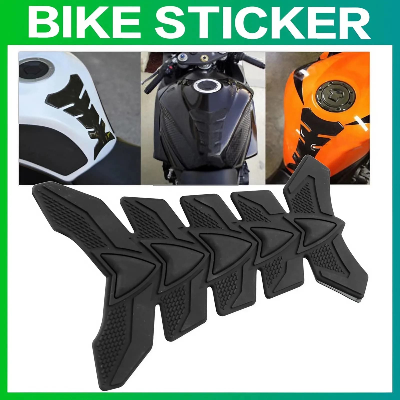 Autocollants de réservoir d'huile de moto, autocollant de protection de tampon de réservoir de moto 