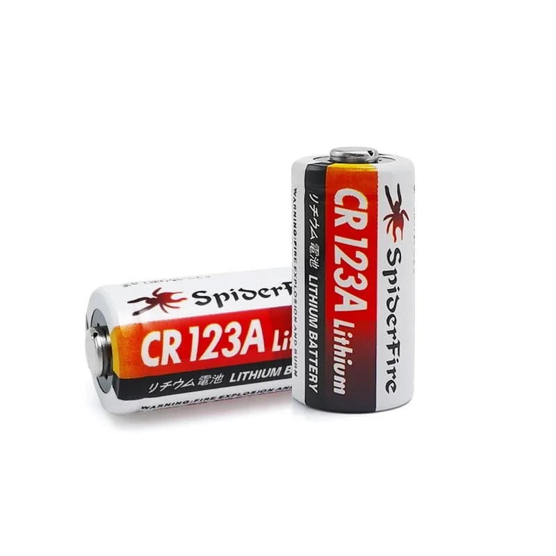 Batterie au Lithium CR123A 3V 1600mAh pour sonnettes d'appareil photo numérique, lampe de poche, com