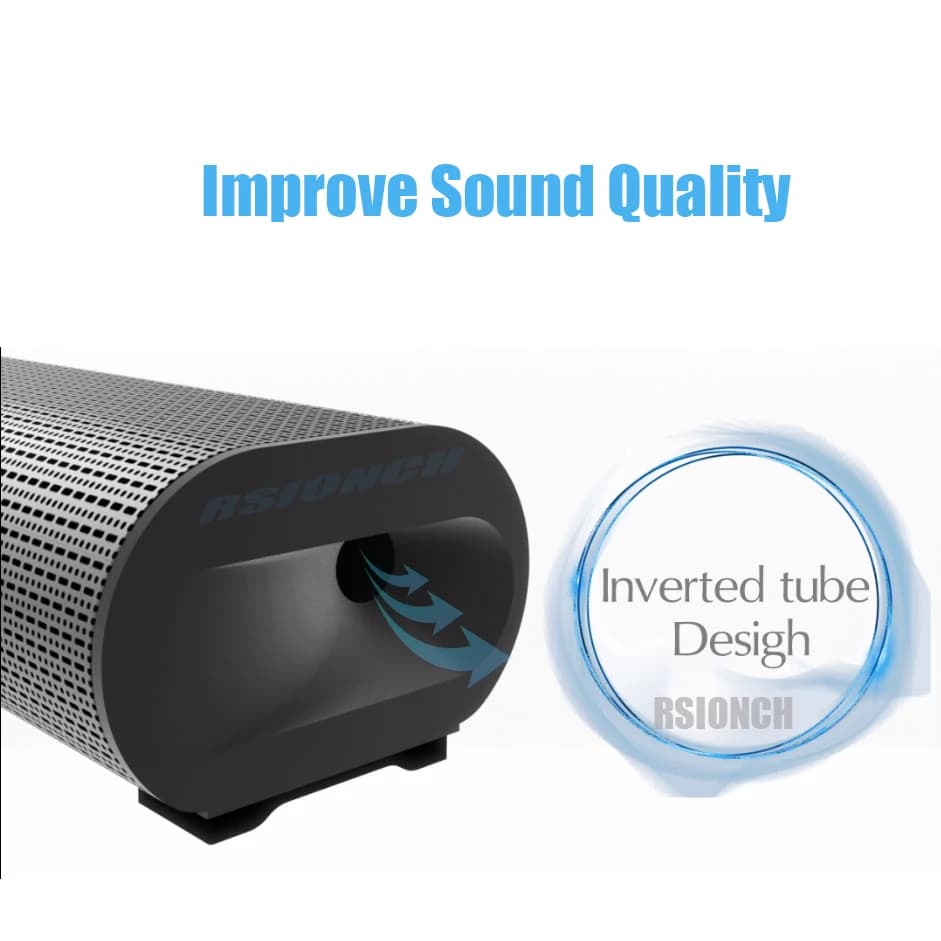 Rsionch colonne Soundbox haut-parleur Bluetooth Portable sans fil TV barre de son Radio FM haut-parl