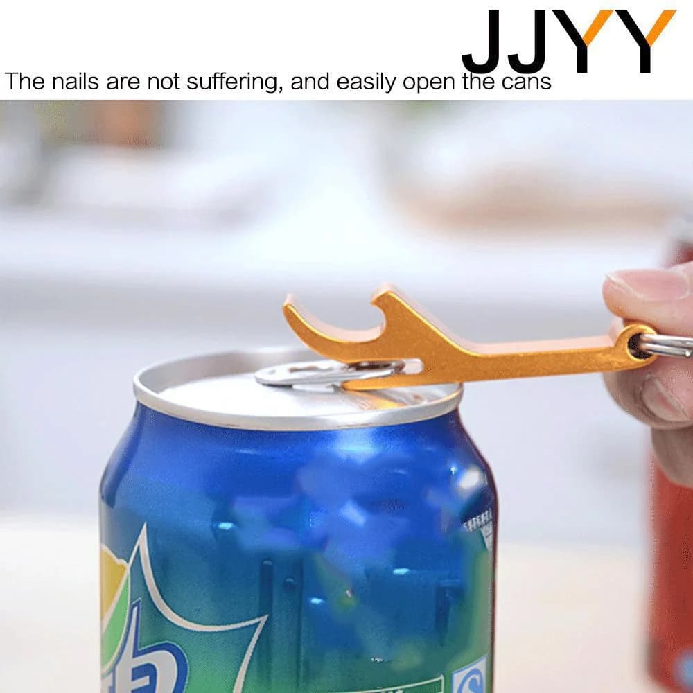 JJYY 5 pièces ouvre-bouteille de bière multifonctionnel Portable en alliage d'aluminium Mini clé pen