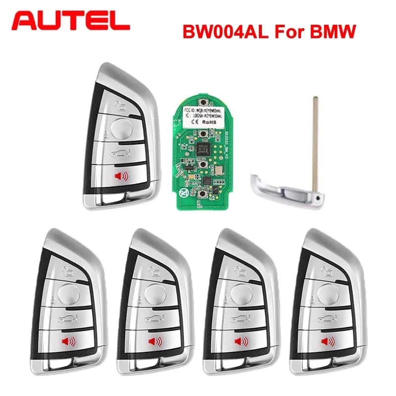 AUnicknSmart Key, BW004AL IEllYBW004AL pour BMWWWork avec MaxiIM KM100, programmeur de clé, compatib
