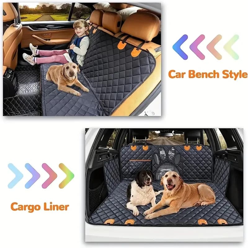 Housse de siège universelle pour siège arrière de voiture, hamac de voiture pour chien 100% étanche 