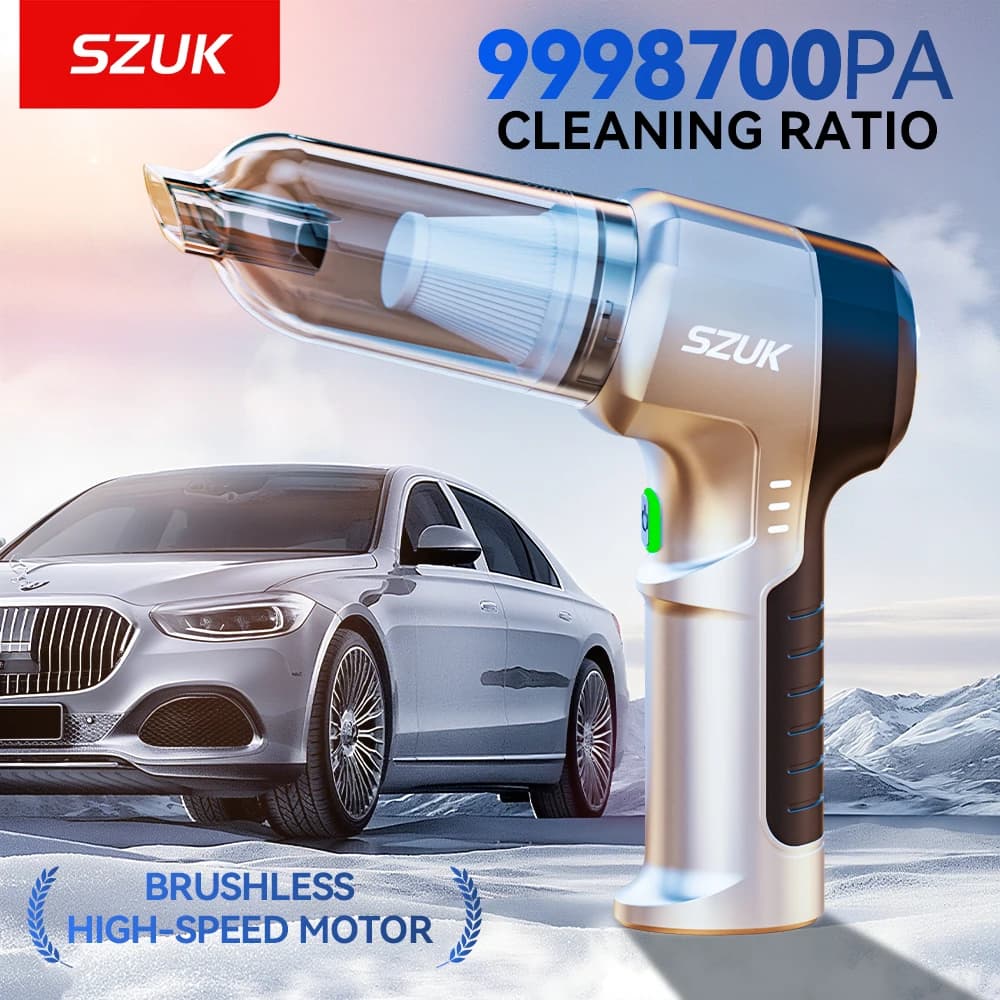 SZUK C017Max aspirateur de voiture forte aspiration sans fil Portable aspirateur à main puissant sou
