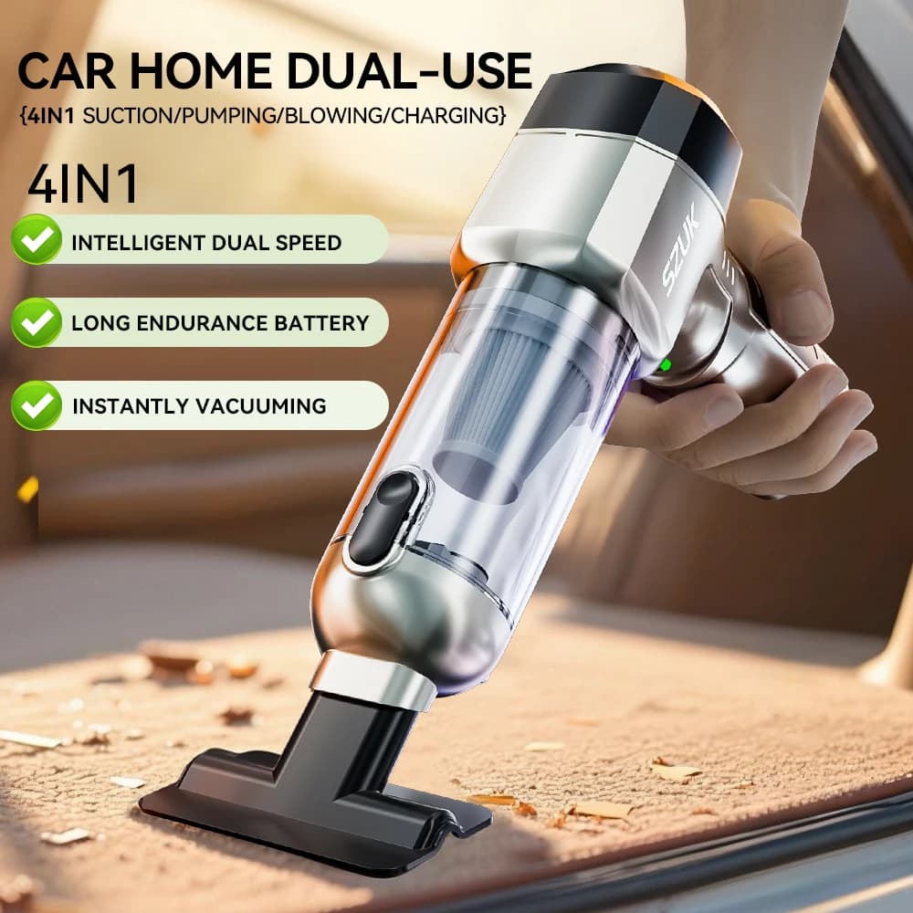 SZUK C017Max aspirateur de voiture forte aspiration sans fil Portable aspirateur à main puissant sou