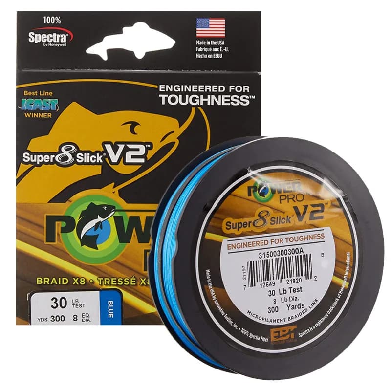 POWER PRO SSV2 275M PE ligne 8 brins Spectra ligne de pêche originale USA pêche tresse ligne PESCA