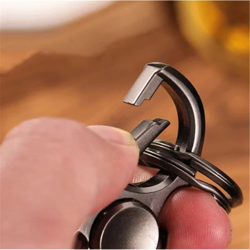Spinner à doigt Fidget main Spinner Anti-anxiété jouet soulage le Stress doigt Spinner Ketchain ouvr
