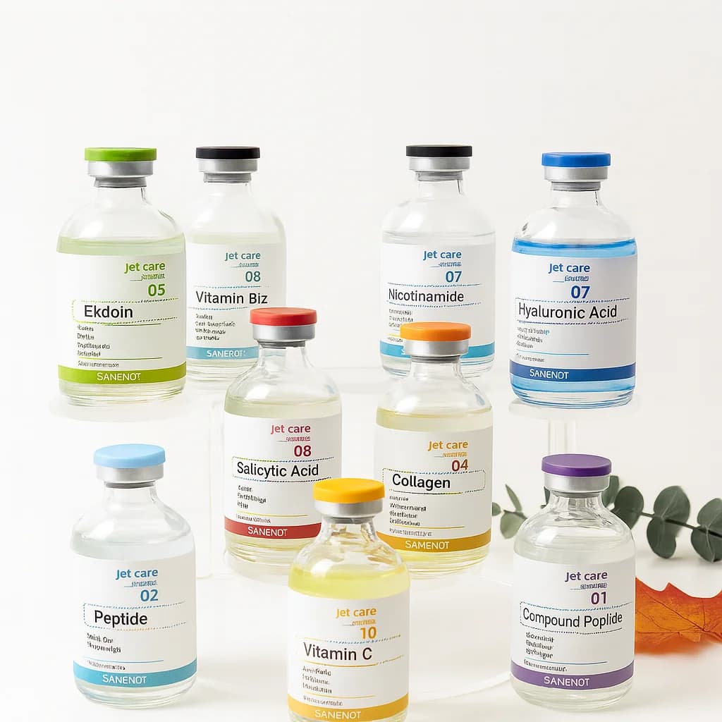 SANENDI – sérum pour la peau du visage, Ampoules hydratantes et éclaircissantes, soin avec Astaxanth
