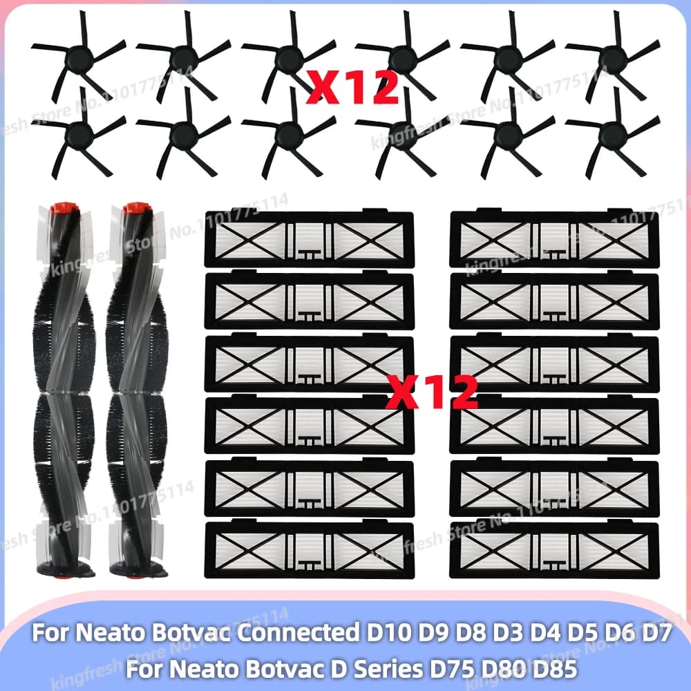Compatible avec Neato Botvac Connected D10 D9 D8 D3 D4 D5 D6 D7, Série D D75 D80 D85 Pièces Brosse P