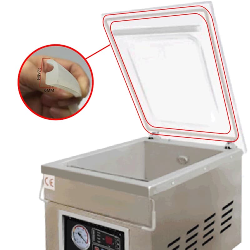 DZ Series1PC 2M joint sous vide couvercle supérieur pièces de joint bande d'étanchéité en Silicone b
