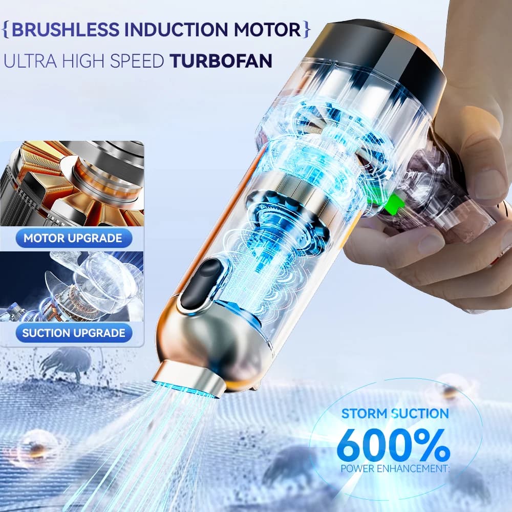 SZUK C017Max aspirateur de voiture forte aspiration sans fil Portable aspirateur à main puissant sou