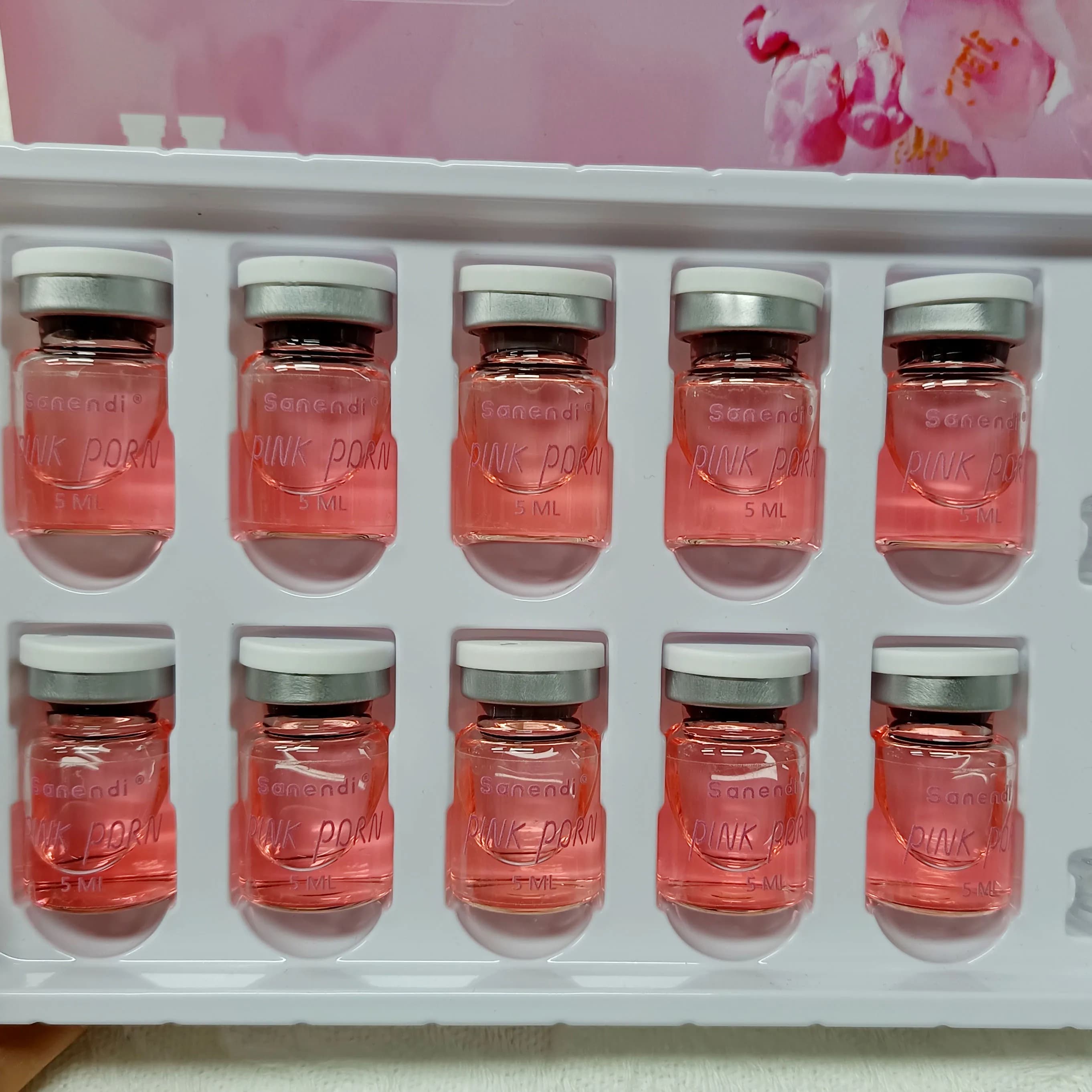 Sérum PDRN rose Sanendi, cocktail pour le soin du visage, essence liquide, solution hydratante et li