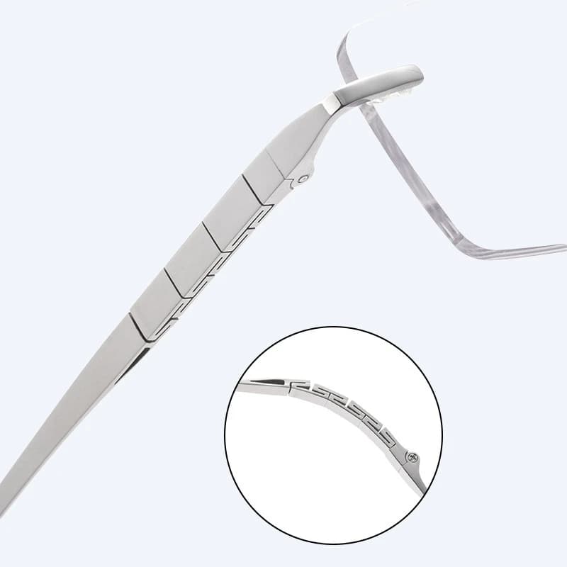YIMARUILI nouveau Ultra-léger affaires lunettes carrées mode rétro pur titane optique Prescription s