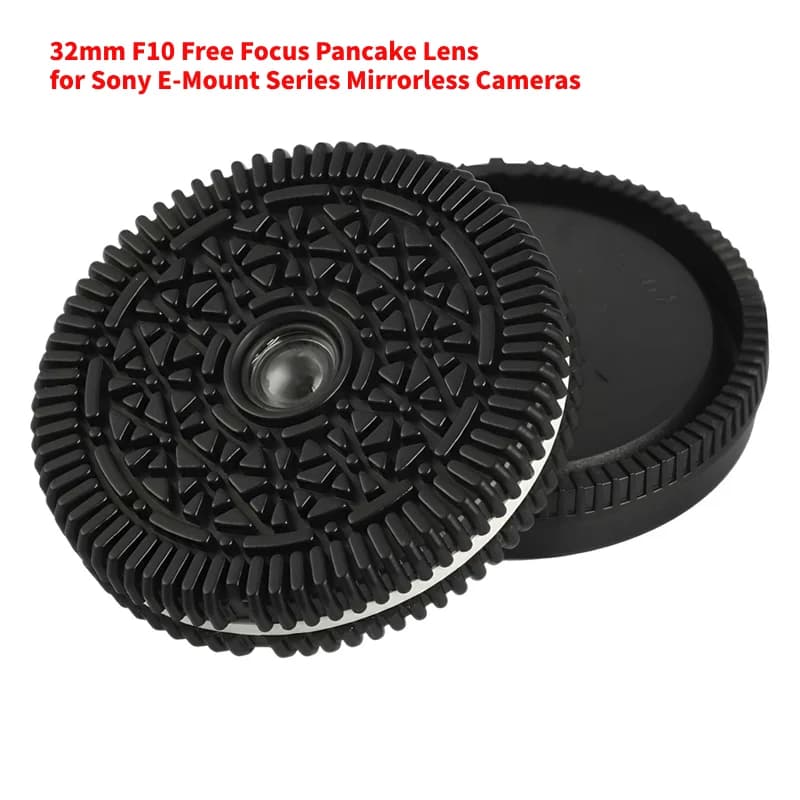 Objectif crêpe à mise au point libre F10 32mm, pour Sony E Mount/pour Nikon Z-Mount/pour appareils p