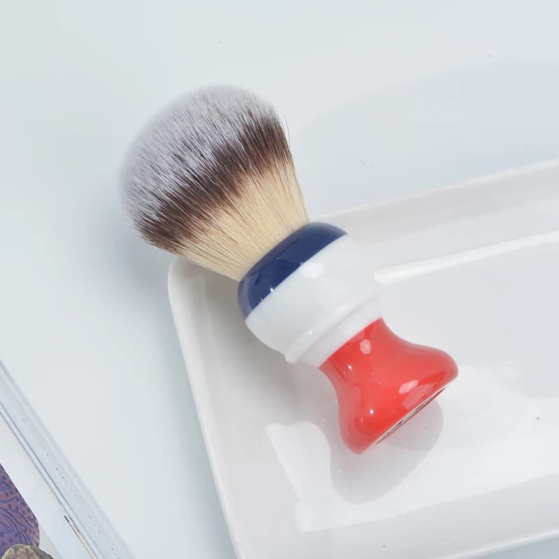 YAQI Freedom 24mm cheveux synthétiques noeud hommes brosse de rasage humide
