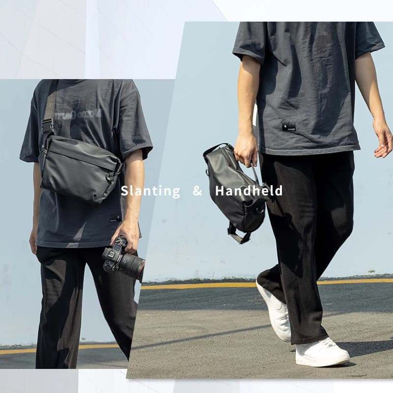 Ulanzi PB008 sac à bandoulière étanche pour appareil photo DSLR, sac de photographie capacité 6L sac
