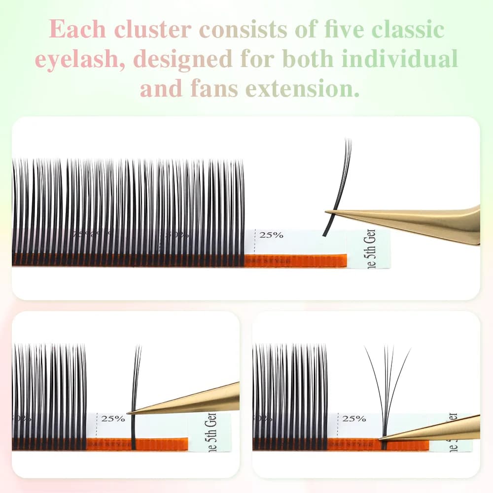 NAGARAKU 5D fleur Volume pointe cils doux naturel russie Style Anime flore Mascara effet