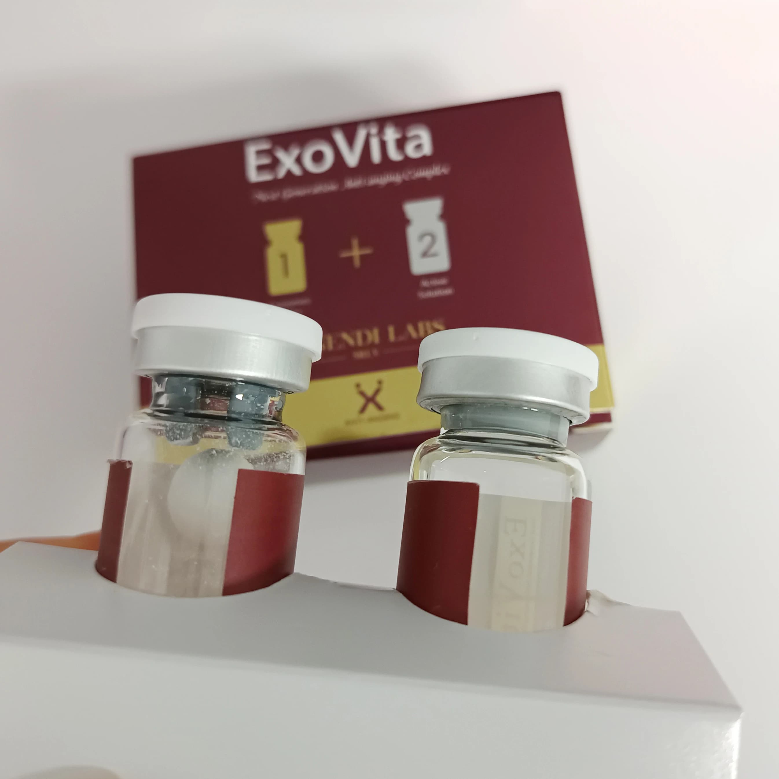 Ensemble 2-en-1 EXO Vita NAD+ PDRN Sérum Collagène Essence Soin Visage Lissant Hydratant Liftant Cor