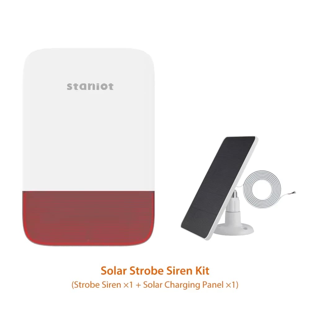 Staniot système d'alarme 7 pouces écran tactile 4G intelligent 433Mhz WiFi alarme maison télécommand