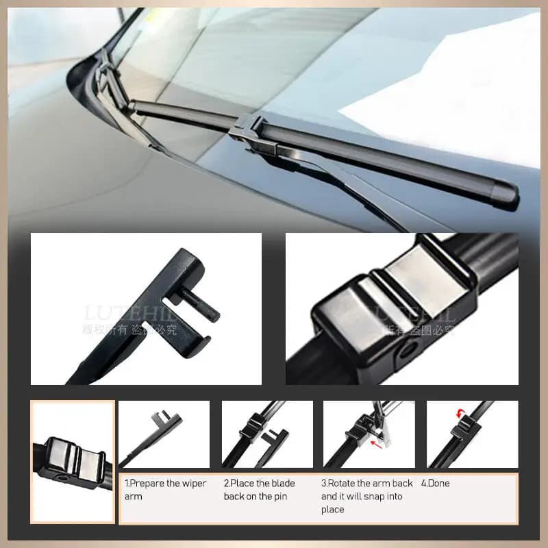 Pour BMW X3 F25 2010-2017 2011 2012 2013 2014 balais d'essuie-glace avant et arrière brosses de fenê