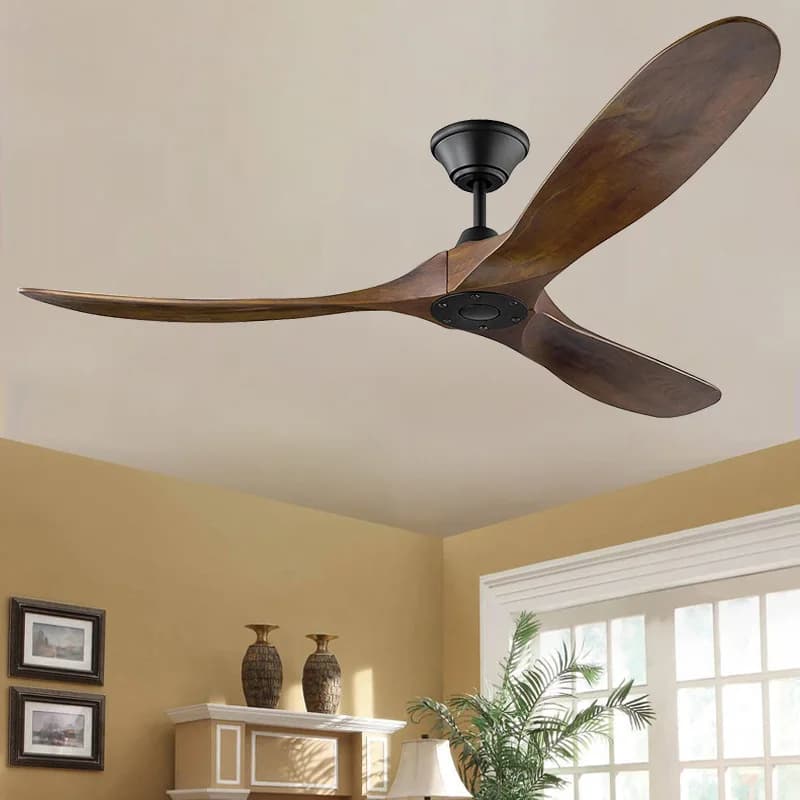 Grand ventilateur de plafond de 60 à 70 pouces, télécommande uniquement, moteur à courant continu, p