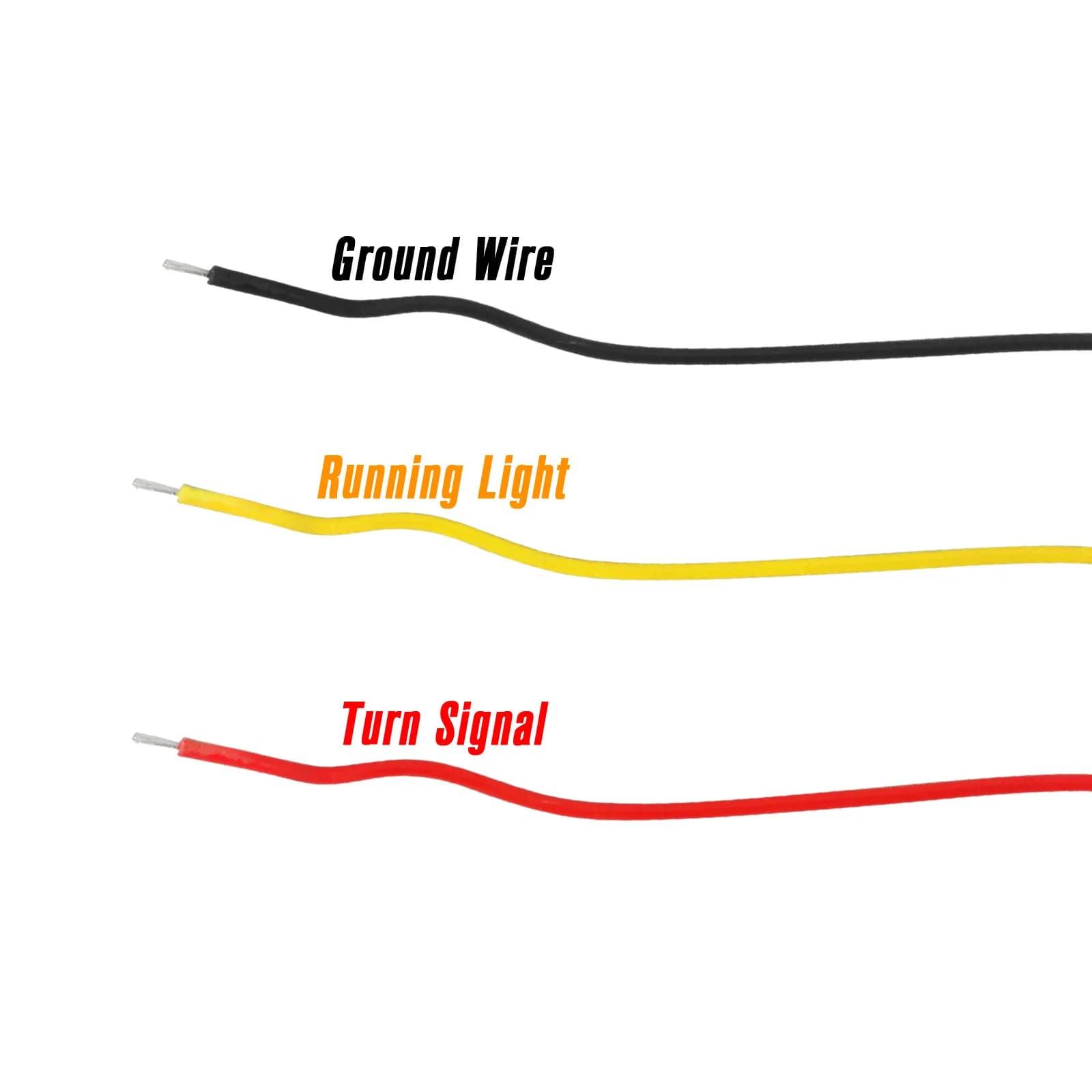 Mini clignotants LED pour motos, lumière ambre avec poignée E Mark, lampe pour Harley Softail Tourin