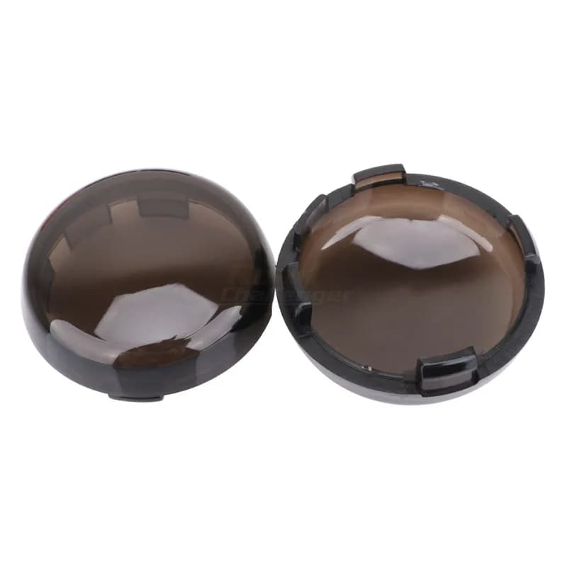 Couvercle d'objectif de clignotant noir pour moto, Blub pour Harley Sportster 883 1200 XL 72 48 XL12