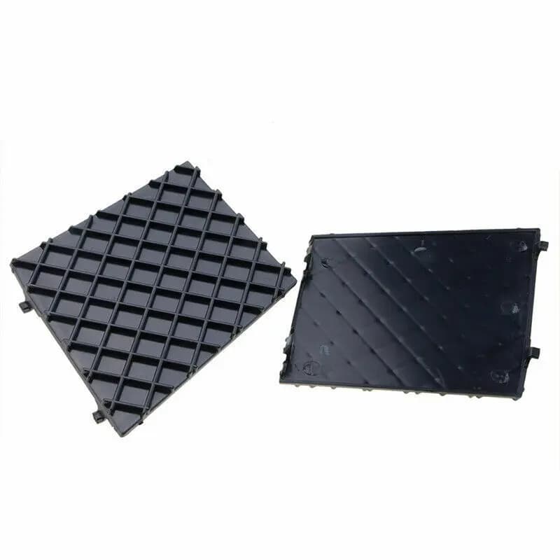 Plaque de grille inférieure de pare-chocs avant de voiture droite, magasins noirs, revêtement Kiev i